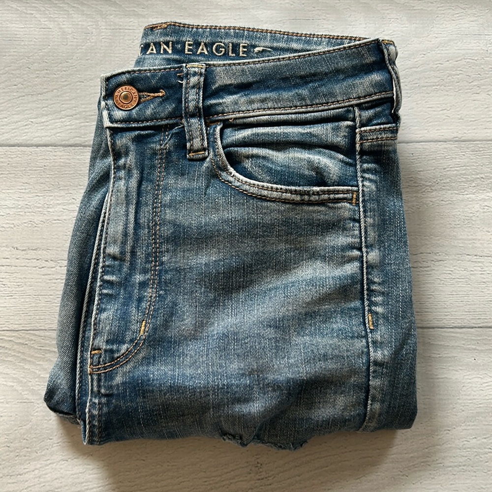 American Eagle Highest Rise Jegging Sz 4‎ Reg VEUC